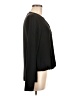 Remade 100% Polyester Black Long Sleeve Blouse Size M - photo 4