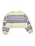 Treasure & Bond Print Ivory Gold Pullover Sweater Size S (kids) - photo 1