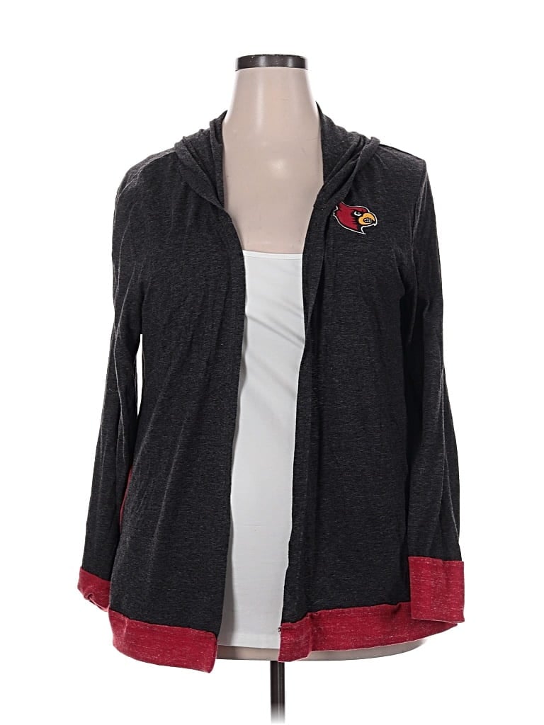 Pre-owned Colosseum Athletics Cardigan Sweater In Gray