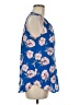 Daniel Rainn 100% Polyester Blue Sleeveless Blouse Size M - photo 4