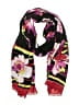 Collection 18 100% Rayon Floral Black Scarf One size - photo 1