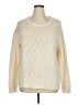 Ann Taylor Metallic Ivory Pullover Sweater Size XL - photo 1