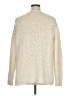 Ann Taylor Metallic Ivory Pullover Sweater Size XL - photo 2