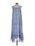 Mud Pie 100% Polyester Blue Casual Dress Size S - photo 2