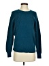 Simply Vera Vera Wang Chevron-herringbone Teal Blue Pullover Sweater Size XS - photo 1