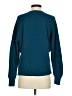 Simply Vera Vera Wang Chevron-herringbone Teal Blue Pullover Sweater Size XS - photo 2