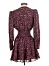 Intermix Paisley Purple Cocktail Dress Size 00 - photo 2