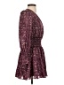 Intermix Paisley Purple Cocktail Dress Size 00 - photo 4