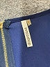 Mittoshop 100% Polyester Solid Blue Casual Dress Size L - photo 7