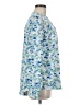 D&Co. Print Blue Long Sleeve Blouse Size M - photo 4