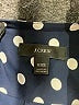 J.Crew 100% Polyester Polka Dots Black Long Sleeve Blouse Size XXS - photo 7