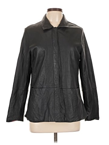 Katherine Kelly Collection Leather Jacket (view 1)