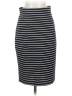 Sol Stripes Black Casual Skirt Size 2 - photo 1