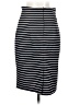 Sol Stripes Black Casual Skirt Size 2 - photo 2