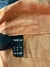 Shein Color Block Orange Short Sleeve Blouse Size 2 - photo 7