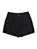 Shein 100% Polyester Solid Black Cargo Shorts Size S - photo 1