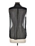 Fossil 100% Polyester Black Sleeveless Blouse Size M - photo 2