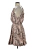 Lusana Paisley Tan Pink Cocktail Dress Size 2 - photo 5