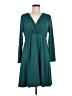 Unbranded Solid Teal Casual Dress Size M - photo 1