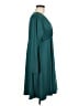Unbranded Solid Teal Casual Dress Size M - photo 4