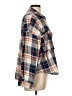By Together 100% Cotton Plaid Blue Long Sleeve Button-Down Shirt Size L - photo 4
