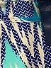 Unbranded 100% Polyester Blue 3/4 Sleeve Blouse Size M - photo 7