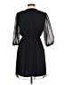 En Focus Studio 100% Polyester Solid Black Casual Dress Size 8 - photo 2