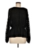 Assorted Brands 100% Polyester Black Long Sleeve Blouse Size M - photo 1