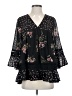 Maeve Black 3/4 Sleeve Blouse Size S - photo 1
