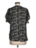 Weston 100% Polyester Black Short Sleeve Blouse Size M - photo 2