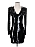 Express 100% Polyester Black Cocktail Dress Size XS - photo 1