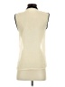 Mine Ivory Sleeveless Button-Down Shirt Size S - photo 2