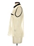 Mine Ivory Sleeveless Button-Down Shirt Size S - photo 5