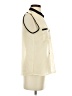 Mine Ivory Sleeveless Button-Down Shirt Size S - photo 4