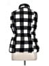 Architect 100% Polyester Checkered-gingham Black Faux Fur Vest Size XL - photo 2