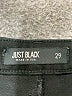 Just Black Black Jeans Size 29 waist - photo 7