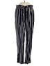 Ambiance Apparel 100% Rayon Stripes Black Casual Pants Size S - photo 1