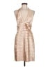 BCBGMAXAZRIA 100% Polyester Tan Cocktail Dress Size 8 - photo 1