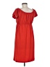 Madison Solid Red Casual Dress Size 8 - photo 1