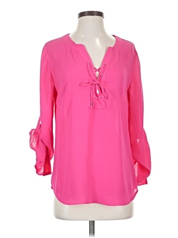 New York & Company 3/4 Sleeve Blouse (view 1)