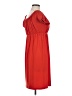 Madison Solid Red Casual Dress Size 8 - photo 5