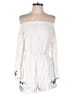 Lottie Moss 100% Rayon Solid White Romper Size S - photo 1