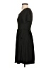 Unbranded Solid Black Casual Dress Size XS - photo 5