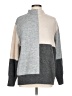 Be Cool Color Block Gray Turtleneck Sweater Size L - photo 1