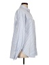 Unbranded Stripes Blue Long Sleeve Button-Down Shirt Size L - photo 4