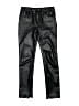 Guess 100% Polyurethane Metallic Black Casual Pants Size 8 - photo 1