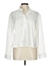Old Navy 100% Cotton White Long Sleeve Blouse Size L - photo 1