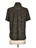 Tommy Hilfiger Animal Print Black Short Sleeve Blouse Size XS - photo 2