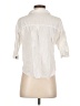 Zara Ivory White 3/4 Sleeve Button-Down Shirt Size S - photo 2