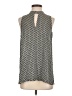Ann Taylor LOFT Outlet 100% Polyester Silver Sleeveless Blouse Size S - photo 1